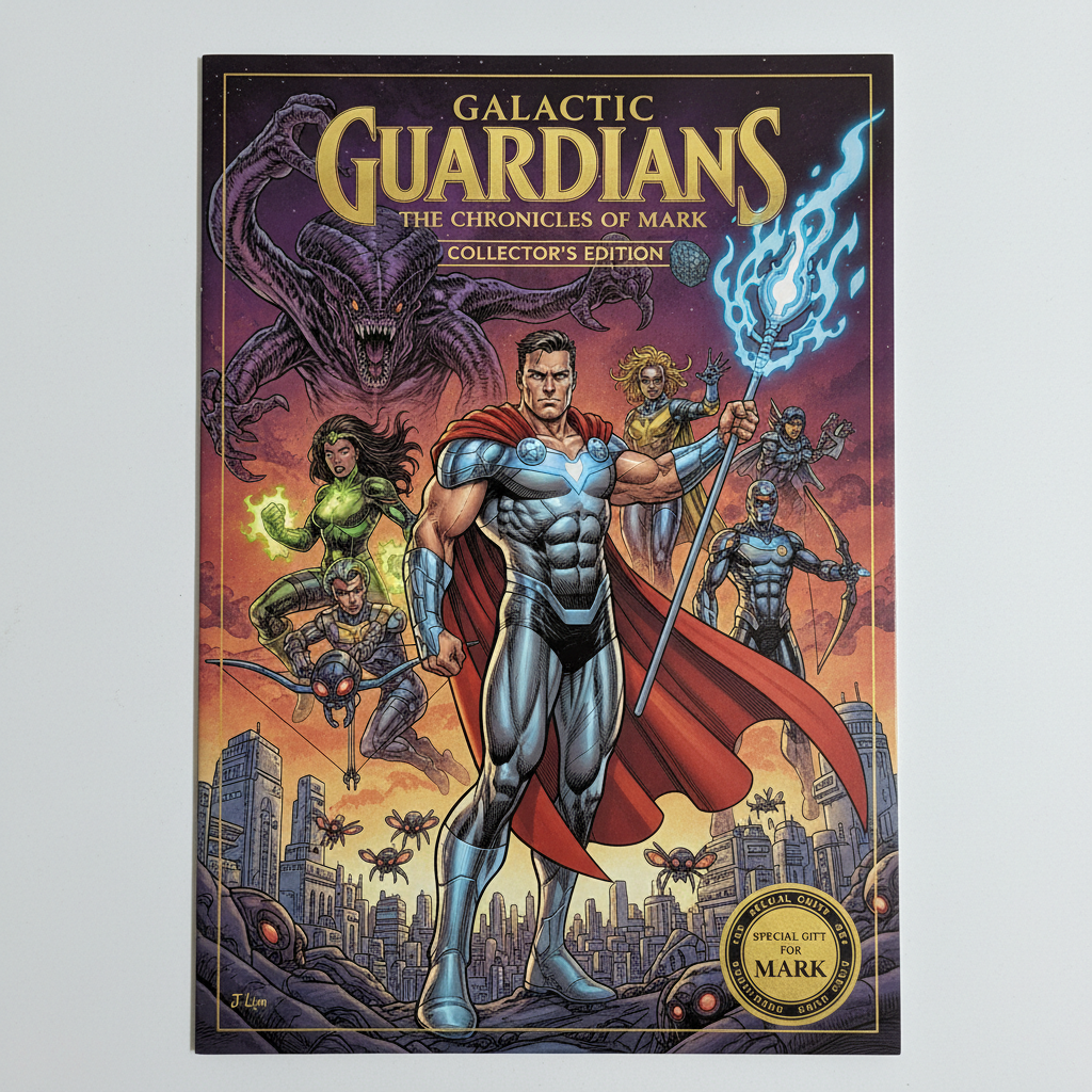 Custom 10-page full comic book print and digital