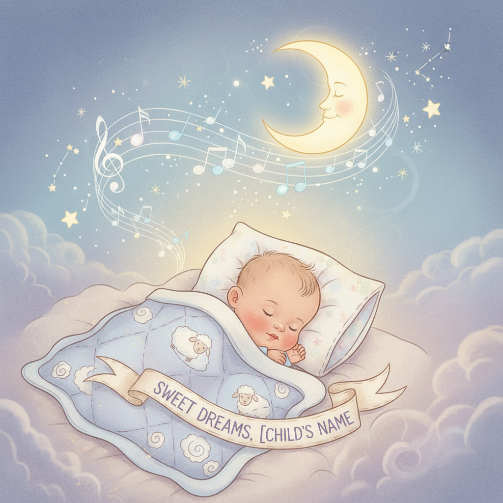 Personalized custom lullaby digital download
