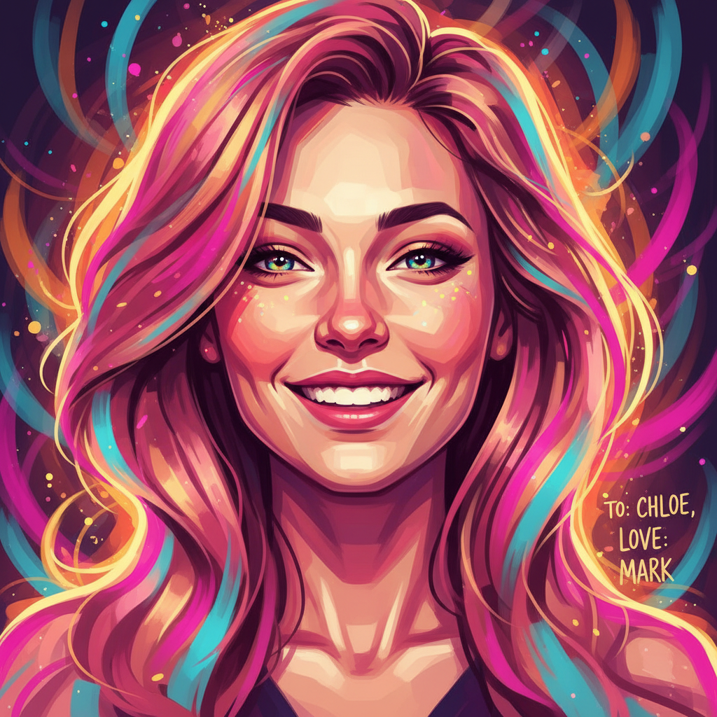 Custom digital illustration personalized art
